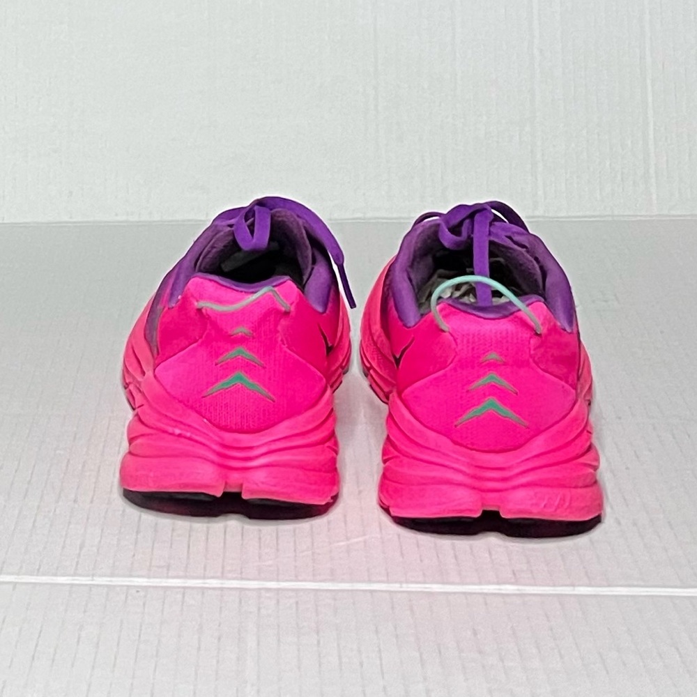 Hoka Women's Purple and Hot Pink Athletic Running Shoes - Picture 6 of 11